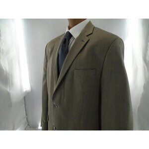 Franco tassi Men's Houndstooth pattern Suit jacket Blazer Sport jacket Brown 44R